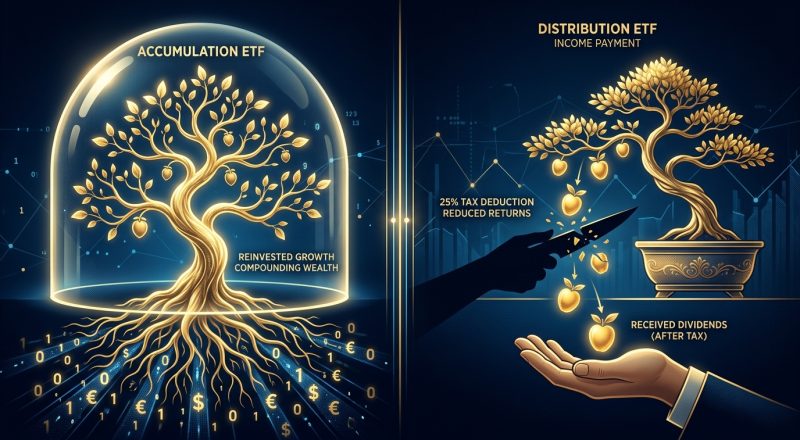 ETF Distribuzione o Accumulo